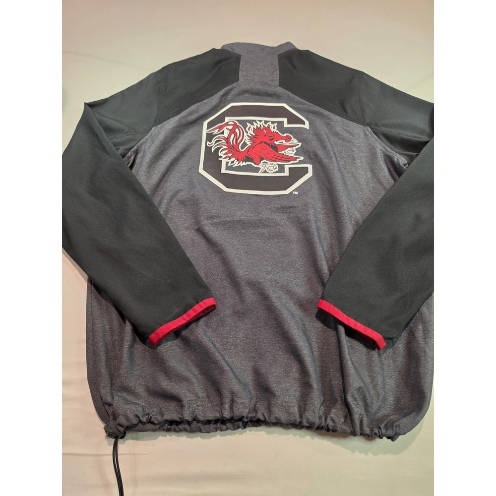 Under Armour South‎ Carolina Gamecocks 1/4 Zip Pullover Jacket Mens Large Gray